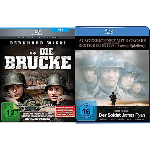 Die Brücke (Bernhard Wicki) - Filmjuwelen [Blu-ray] & Der Soldat James Ryan [Blu-ray] von Filmjuwelen