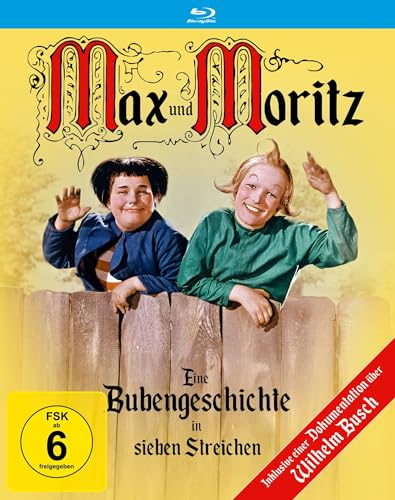 Max und Moritz (1956) (Filmjuwelen / Förster-Film Märchen + Wilhelm Busch Doku) [Blu-ray] von Filmjuwelen