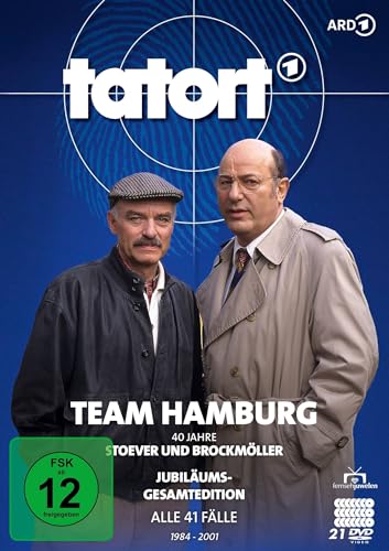 Tatort Hamburg - 40 Jahre Stoever und Brockmöller - Jubiläums-Gesamtedition (Erstmals alle 41 Folgen) [21 DVDs] von Filmjuwelen
