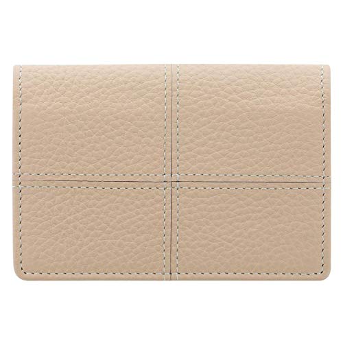 Classic Stitch Soft Business Card Holder Peach von Filofax