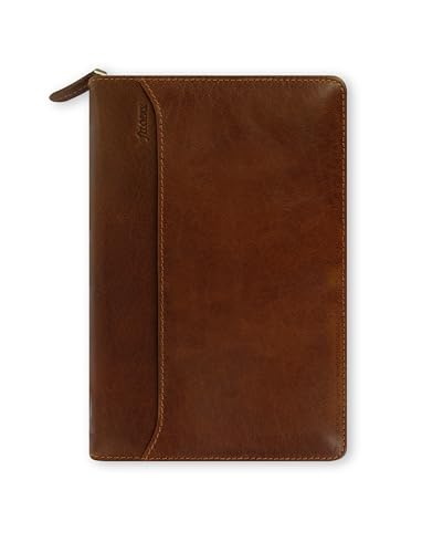 FILOFAX Lockwood Personal Zip Organiser Cognac 2025 von Filofax