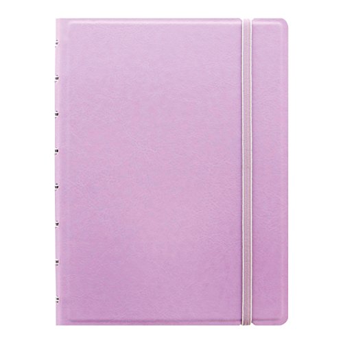 FILOFAX Refillable Pastel Notebook, A5 (8.25" x 5") Orchid - 112 Cream moveable pages - Index, pocket and page marker (B115054U) von Filofax