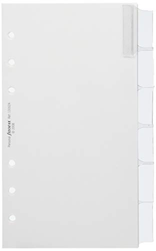 Filofax 131624 Blankoregister mit farbigen Tabs, weiß von Filofax