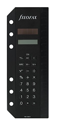 Filofax 134011 Personal Deskfax Solarrechner A5, schwarz von Filofax