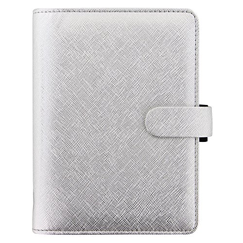 Filofax 2020 - Saffiano Persönlich Größen Weiche Abdeckung Organizer - Silber von Filofax
