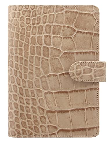 Filofax 26012 Organizer Croc Personal Classic, taupe von Filofax