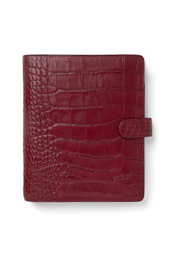 FILOFAX Classic Croc A5 Organiser Cherry 2025 von Filofax