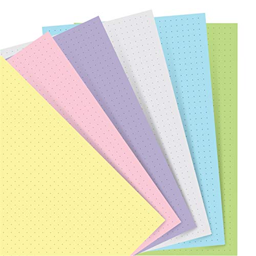 Filofax A5 Organizer, gepunktet, Pastellfarben von Filofax