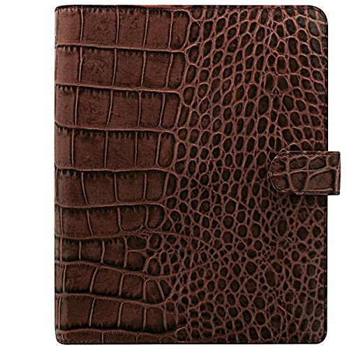 Filofax A5 Organizer 26017 Croc Classic, Kastanie von Filofax