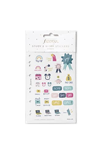 Filofax Accessories Everyday Study & Work Stickers, 132836 von Filofax