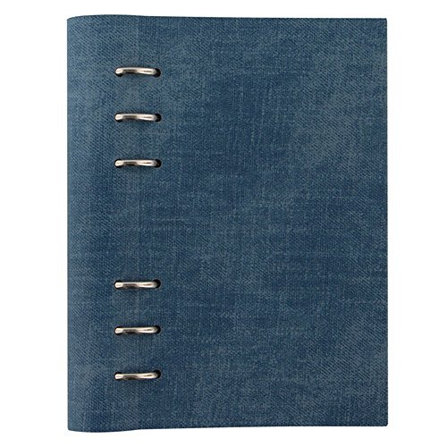 Filofax Persönliches Notizbuch mit Clipbook-Muster, Denim von Filofax