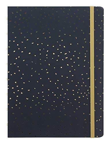 Filofax Confetti A5 Refillable Notebook in Charcoal, 115117 von Filofax