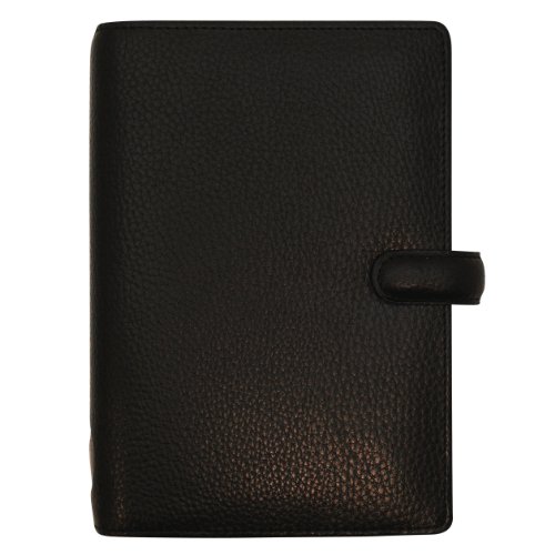 Filofax Finsbury Personal Terminplaner Leder 13,5 cm black von Filofax