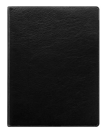 Filofax Heritage A5 Compact Schwarz Organiser Buffalo-Leder 16mm Terminplaner 026022 von Filofax