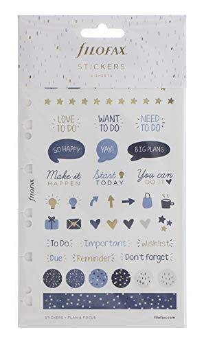 Filofax Indigo Stickers, 132761 von Filofax