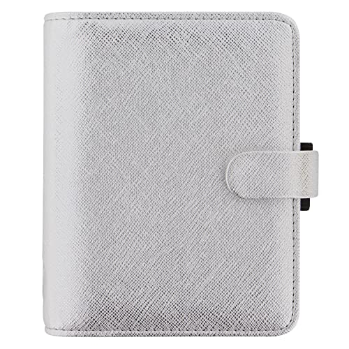 Filofax Organizer Saffiano Metallic Pkt Organiser Silver 2026 Filofax Organizer Saffiano Metallic Pkt Organiser Silver 2026 von Filofax
