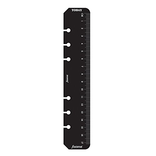 Filofax Persönliches Tagebuch Seiten Marker/Lineal - Schwarz - Kunststoff & Metall - Klassisch - 210 mm Filofax Persönliches Tagebuch Seiten Marker/Lineal - Schwarz - Kunststoff & Metall - Klassisch - 210 mm von Filofax