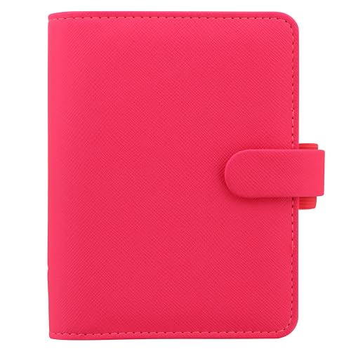 Filofax Pocket Saffiano Terminplaner, Fluro Pink von Filofax