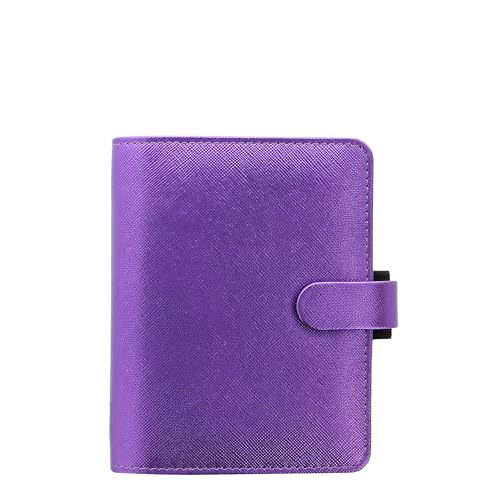 Filofax Pocket Saffiano Terminplaner – Metallic Violet von Filofax