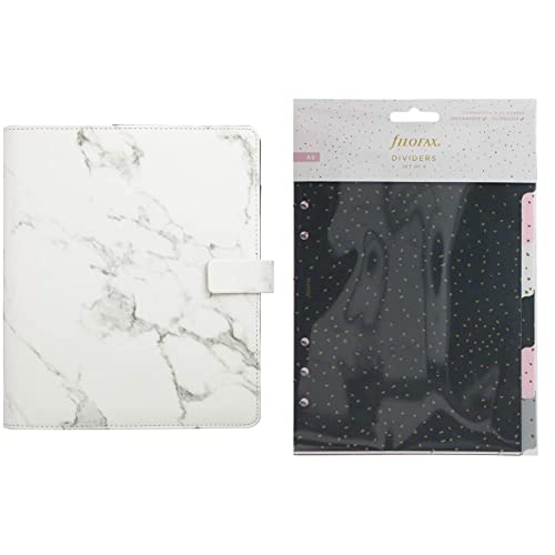 Filofax Terminplaner Patterns Marble DIN A5, 19-028700 & Confetti A5 Dividers, 132700 von Filofax