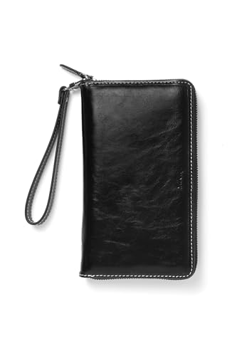 Malden Personal Compact Zip w/wristlet Black Malden Personal Compact Zip w/wristlet Black von Filofax