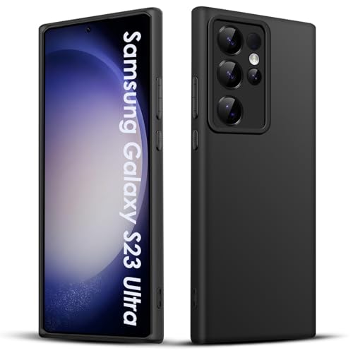 Filoto Soft Silikon Hülle für Samsung Galaxy S23 Ultra 5G (2023), Kameraschutz Stoßfest TPU Handyhülle, Anti-Fingerabdruck Unzerstörbare Starke Stoßfestigkeit Kratzfest Ultra Dünn Schutzhülle von Filoto