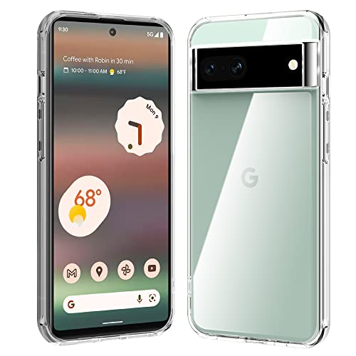 Filoto Ultra Clear Hülle für Google Pixel 6A（6.1）, Transparent Vergilbungsfrei Slim Soft Silikon Handyhülle, Ultra Dünn TPU Silikon Case Kratzfest Stoßfestigkeit Schutzhülle (Clear) von Filoto