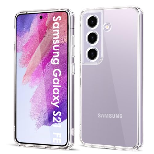 Filoto Ultra Clear Hülle für Samsung Galaxy S21 FE 5G, Transparent Vergilbungsfrei Slim Soft Silikon Handyhülle, Anti-Fingerabdruck Kratzfest Stoßfest Fallschutz Ultra Dünn TPU Schutzhülle (Clear) von Filoto