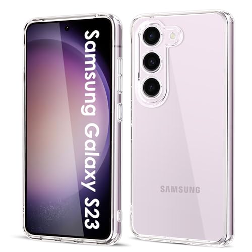 Filoto Ultra Clear Hülle für Samsung Galaxy S23 5G (2023), Transparent Vergilbungsfrei Slim Soft Silikon Handyhülle, Anti-Fingerabdruck Kratzfest Stoßfest Fallschutz Ultra Dünn TPU Schutzhülle (Clear) von Filoto