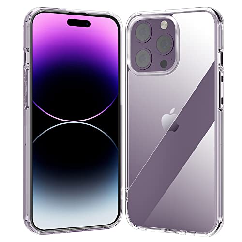 Filoto Ultra Clear Hülle für iPhone 14 Pro Max (2022), Transparent Vergilbungsfrei Slim Soft Silikon Handyhülle, Anti-Fingerabdruck Kratzfest Stoßfest Fallschutz Dünn TPU Schutzhülle (Clear) von Filoto