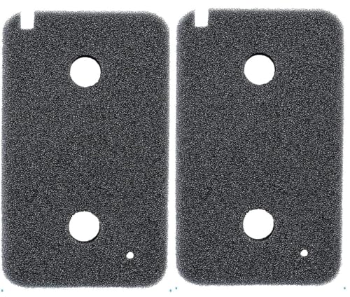 Filter passend für Miele 9499230 Trockner Wärmepumpentrockner | Fein-Grob | 220 x 130 x 30mm | Schwammfilter Filtermatte Kondenstrockner | Made in Germany Fusselfilter Schaumstoff (2er Set) von Filterwelt