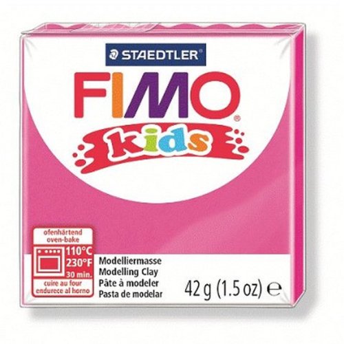 Box 8 Tabletten 42g Fimo Kids Dunkelrosa von Fimo