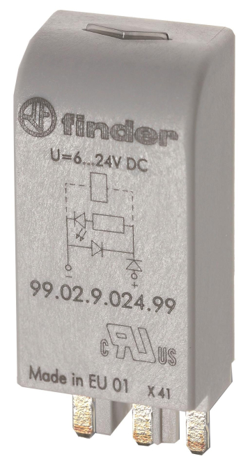 Finder EMV-Modul, Freilaufdiode 99.02.3.000.00 6-220VDC von Finder GmbH