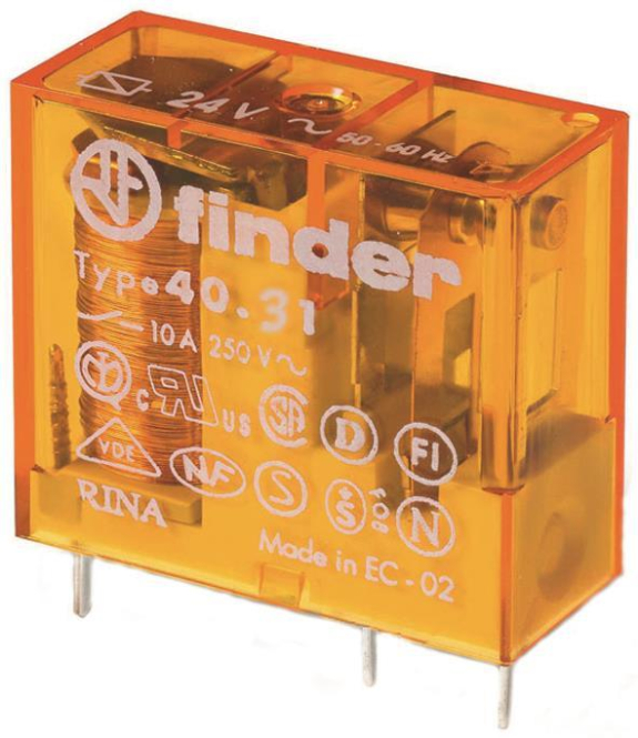 Finder Steck-/Printrelais 40.31.8.230.0000 1W 10A 230VAC Finder Steck-/Printrelais 40.31.8.230.0000 1W 10A 230VAC von Finder GmbH