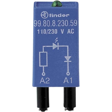 99.80.9.024.90  - LED rt + Diode 6..24VDC f.Fas. 94.82/83/84 99.80.9.024.90 von Finder