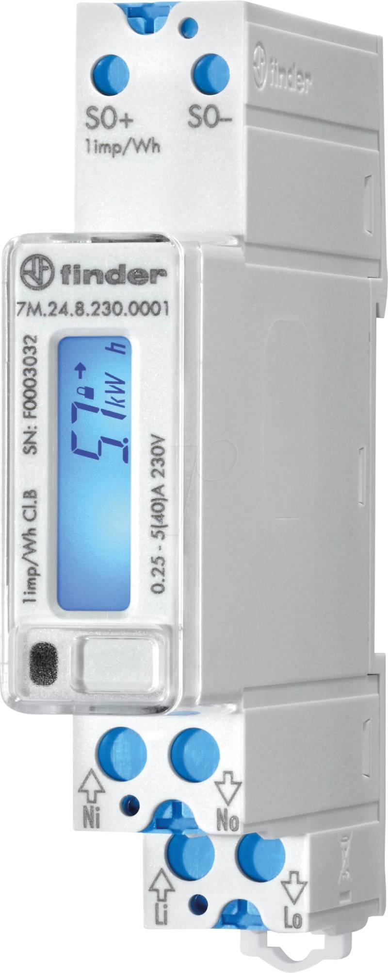 FIN 7M.24 0001 - Energiezähler, LCD, ohne MID von Finder