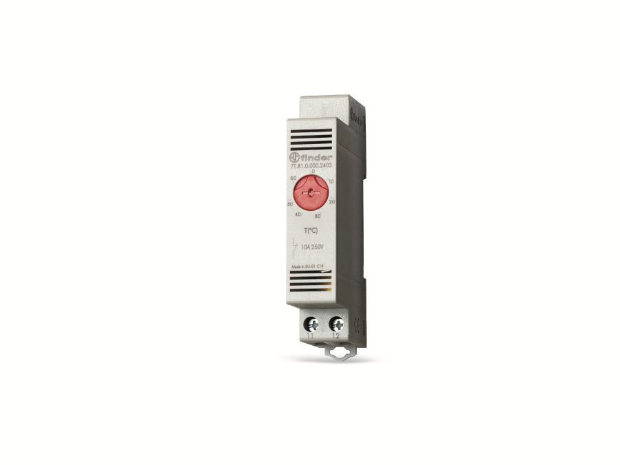 FINDER Schaltschrank-Thermostat 7T.81.0.000.2403, 0...60 °C, NC von Finder