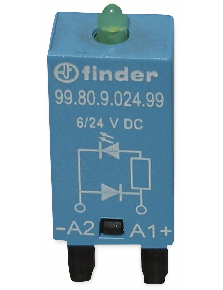 FINDER Steckmodul / Freilaufdiode, 99.80.9.024.99, für Serie 94, 95 von Finder