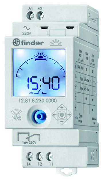 Finder 12.81.8.230.0000 Astro-Schaltuhr Finder 12.81.8.230.0000 Astro-Schaltuhr von Finder
