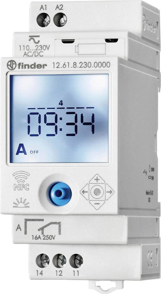 Finder 12.A2.8.230.0000 Leistungsrelais Grau (12A282300000) von Finder