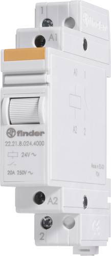 Finder 22.21.8.024.4000 Industrierelais Nennspannung: 24 V/AC Schaltstrom (max.): 20A 1 Schließer 1 von Finder