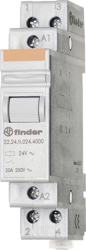 Finder 22.24.8.012.4000 Industrierelais Schaltstrom (max.): 20A 2 Öffner 1St. von Finder