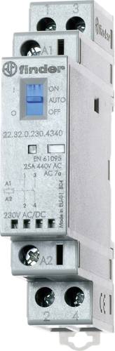 Finder 22.32.0.230.4340 Schütz 2 Schließer 230 V/DC, 230 V/AC 25A 1St. Finder 22.32.0.230.4340 Schütz 2 Schließer 230 V/DC, 230 V/AC 25A 1St. von Finder