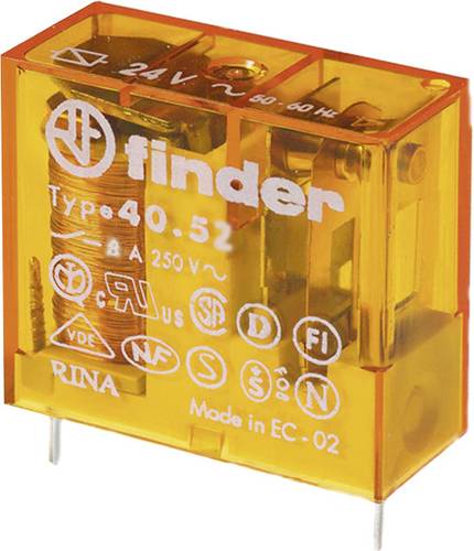 Finder 40.52.8.230.2000 Printrelais 230 V/AC 8A 2 Wechsler 50St. von Finder