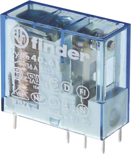 Finder 40.61.9.012.4000 Printrelais 12 V/DC 16A 1 Wechsler 1St. von Finder