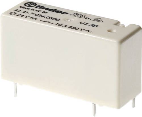 Finder 43.41.7.005.5000 Printrelais 5 V/DC 10A 1 Wechsler 20St. von Finder