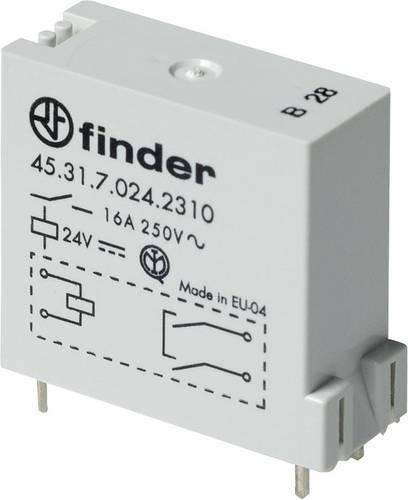 Finder 45.31.7.012.0310 Printrelais 12 V/DC 16A 1 Schließer 50St. Finder 45.31.7.012.0310 Printrelais 12 V/DC 16A 1 Schließer 50St. von Finder