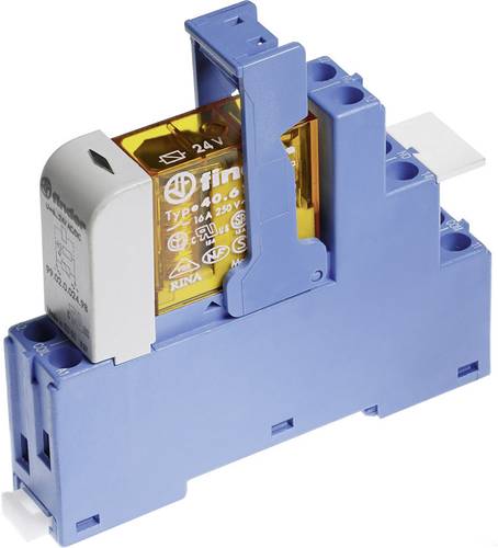 Finder 48.52.8.230.5060 Relaisbaustein Nennspannung: 230 V/AC Schaltstrom (max.): 8A 2 Wechsler Tray von Finder