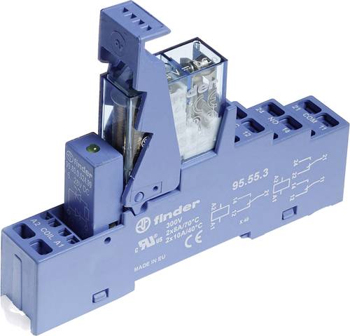 Finder 49.72.9.024.0050 Relaisbaustein Nennspannung: 230 V/AC 2 Wechsler Tray 10St. Finder 49.72.9.024.0050 Relaisbaustein Nennspannung: 230 V/AC 2 Wechsler Tray 10St. von Finder
