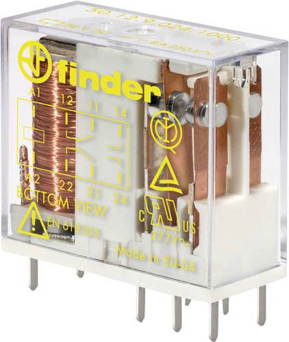 Finder 50.12.9.125.1000 Printrelais 125 V/DC 8A 2 Wechsler 50St. Finder 50.12.9.125.1000 Printrelais 125 V/DC 8A 2 Wechsler 50St. von Finder